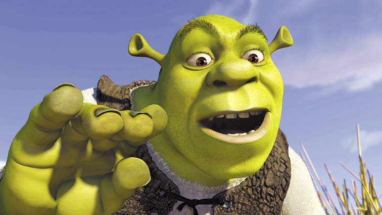Mike Myers as Shrek in "Shrek"