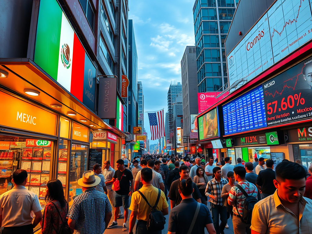 El panorama económico para México en 2025 es incierto, con riesgos considerables derivados de las tensiones comerciales.